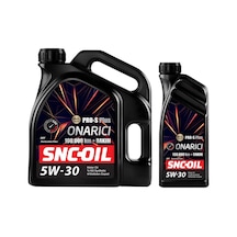 Snc Oil Icon Group 100.000 KM + Bakım Pro-S Plus Onarıcı 5W-30 Motor Yağı 5 L