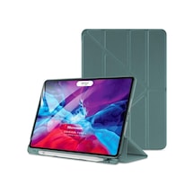 Apple İpad Pro 11 2022 4. Nesil İçin Kılıf A2759-a2435-a2761-a2762 Origami Pencil Koyu Yeşil İpad Pro 11 2022 İle Uyumlu Kılıf - Koyu Yeşil