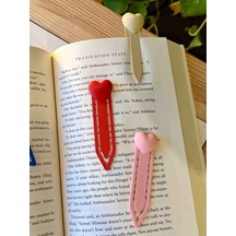 2'li Kalp Şeklinde Kitap Ayracı