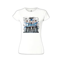 5 Seconds Of Summer Beyaz Kadın Tshirt 001