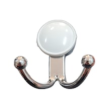Misket Askı Krom 5 Adet Dayanıklı Metal Duvar Askılığı, Çok Amaçlı Askı Aparatı