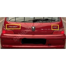 Peugeot & 106 Bagaj Yazısı Seti 2'li Paket