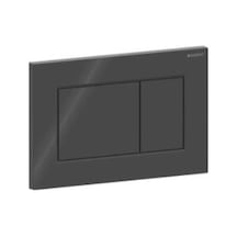 Geberit Sigma01 115.660.dw.1 Kumanda Kapağı Çift Basmalı - Parlak Siyah Renkli