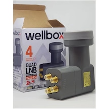Wellbox 4 Çıkışlı Lnb Tek Çanakdan 4 Ayrı Kablo Cihaz Uyumlu