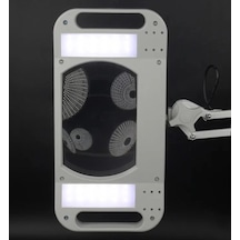 Nikula-10x Led Akrobat Büyüteç 2x15w 170x113 Mm 10 Diopter Mercek Lt-86g Lisinya