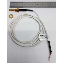 Gemo PTC-S-130C Sıcaklık Sensörü 1,5m Silikon Kablolu (2 telli) PTC Sensör, Uç Çapı 6 mm (-50°C ... +130°C)