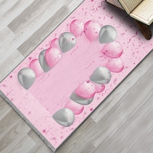 Evaşk Çocuk Seccadesi Namazlık Dokuma Halı Kaymaz Muslumana Seccade50 x 90 PEMBE 1EVASK419P50