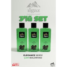 Ilgaz Çam Kolonyası 3'lü Set 80 Derece 400 Ml Elegance Series