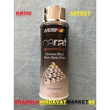 Carat 400 ML Krom Efekt Sprey Boya Parlak Krom Renk N11.12500