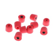 Hafızalı Köpük Kulak Tıkacı, Kulak İçi Kulaklıklar İçin Kulak Tıkacı Uçları 3.0 Mm Kırmızı