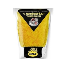 Oto Araba Yıkama Kurutma Eldiveni Mikrofiber Araç Yıkama Silme Eldiveni Araba Yıkama Bezi Sarı