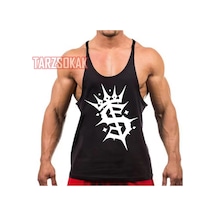 Tarzsokak Gym Tank Top Fitness Sporcu Atleti Gym24 Siyah