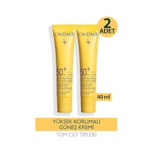 Caudalie Very High Protection Fluid Yeni Spf50+ 40 Ml 2 Adet