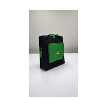 Cms 1000 Mikser İçin Uyumlu Soft Case Çanta Kılıf - Siyah - Yeşil.