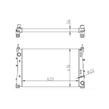 Valeo Radyatör Fıat Lınea 1.3 D 2007 733109 51785217