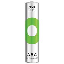 GP ReCyko R03-UM4 1000 Serisi 950 mAh AAA Ni-MH Şarj Edilebilir İnce Kalem Pil 4'lü