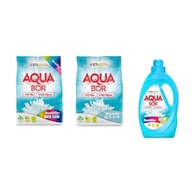 Aquabor Doğal Mineralli 4 Kg Renkliler + 4 Kg Beyaz + Sıvı Renkliler 3 Lü Set