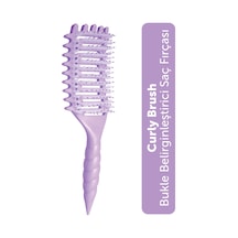 Pro Curlybrush - Kıvırcık Saçlar İçin Bukle Belirginleştirici Saç Fırçası Mor