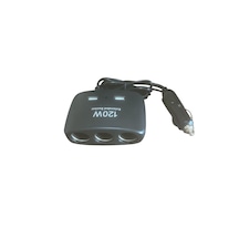 Cakmak Soketı 3lu 12-24v 120w Kablolu 3 Lu 2 Sb