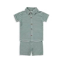Civil Baby Çizgili 6-18 Ay Takım - Yeşil Çam Yeşili