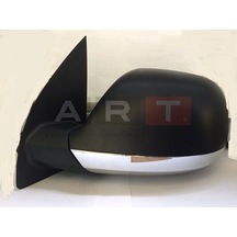 Art M006.6354 Dıs Dıkız Aynası Elektrıklı Isıtmalı Sıyah+ Krom Kor Noktalı Sol Amarok 10