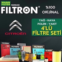 Citroen C-Elysee 1.6 Hdi Filtron Filtre Bakım Seti 2013 - 2020 (495301196)