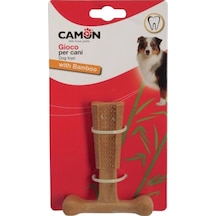 Camon Kemik Şeklinde Bambu Köpek Çiğneme Oyuncağı 18 Cm: Dayanıklı Diş Masaj Oyuncağı