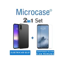 Microcase Meizu 16S Elektrocase Seri Silikon Kilif + Cam (Seç) 359218369