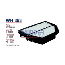 Wunder Wh353 Hava Filtresi - Chevrolet Captiva 540128250