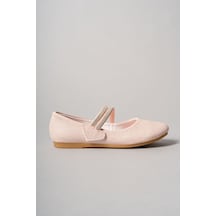 Gimer - Çatal Baretli Kalpli Pudra Star Kız Çocuk Ayakkabı - ... Pudra