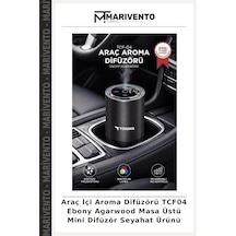 Araç İçi Aroma Difüzörü Tcf04 Ebony Agarwood Masa Üstü Mini Difüzör Seyahat Ürünü