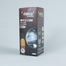Delco U.s.a T20 Amber Çift Duylu 21-5w Dipsiz Ampul 12 Volt 10 Adet