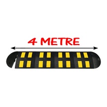 Kauçuk Yol Kasisi Hız Kesici Kasis Kauçuk Şaseli Trafik Yol Kasisi 4 Metre 50x50 Cm