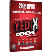 İndeks Akademi 2026 Kpss Lise Ortaöğretim Ön Lisans Yedix 7 Deneme Çözümlü İndeks Akademi Yayıncılık