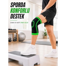 Diz Destekleyici Örme Dizlik Esnek Nefes Alabilen Spor Fitness Yürüyüş Dizliği Diğer