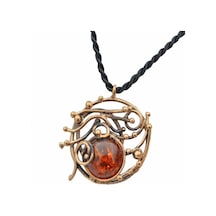 Stoneage F04410 Sıkma Kehribar Özel Tasarım Kolye Diğer