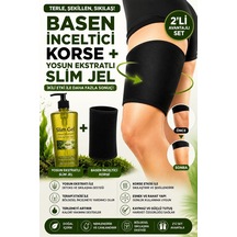 Yosun Ekstratlı Slim Jel 250 Ml Ve Termal Basen Korsesi 2'li Set Sıkılaştırıcı Bakım Desteği