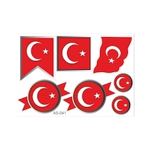 A5 Sticker 053 Tek Paket Çoklu Sticker Standart