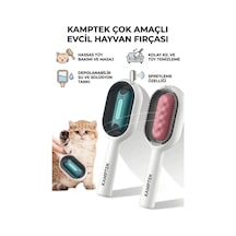 Kamptek Spreyli Kedi Köpek Tarağı - Su Hazneli Evcil Hayvan Tüy Toplama Ve Masaj Fırçası