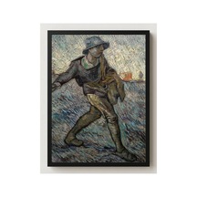 Van Gogh Van Gogh Tohum Eken Adam Millet Uyarlaması Çerçevesiz Poster 21x30 Cm A4 Tablo Van Gogh