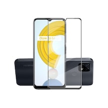 Realme C21 Için Nettech Ön Koruma Seramik Nano Ekran Koruyucu Siyah (502688003)