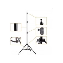 Tripod Kamera Işık Ayağı Döküm Demir 940gr Fotoğraf Makinesi Paraflaş Kamera 70 Cm-210 Cm Açıla