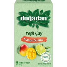 Doğadan Mango & Lime Yeşil Poşet Çay X 6 Paket