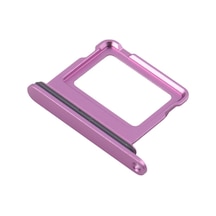 Apple Uyumlu iPhone 16 Plus Sim Çekmecesi Tek Simli Modeller İçin Sim Kart Yuvası Pembe Renk