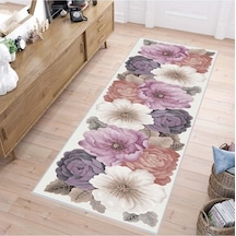 Rovigo Home Dijital Baskı Kaymaz Taban Salon Halısı Rvg1290 Çok Renkli