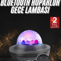 Dönen Işıklı Disko Topu Projektör Müzik Çalarlı Disco Speaker Renkli 22557706