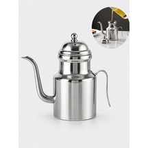 Komple 304 Çelik Silver 310 Ml Yağdanlık Sosluk Ve Sirkelik Cin596by Çok Renkli