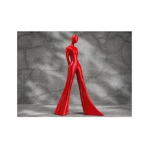 Soyut Kadın Figürü 23 Cm Modern Heykel, Dekoratif Biblo