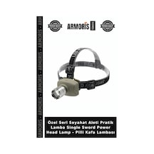 Özel Seri Seyahat Aleti Pratik Lamba Single Sword Power Head Lamp - Pilli Kafa Lambası