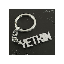Yetkin İsimli Anahtarlık Krem